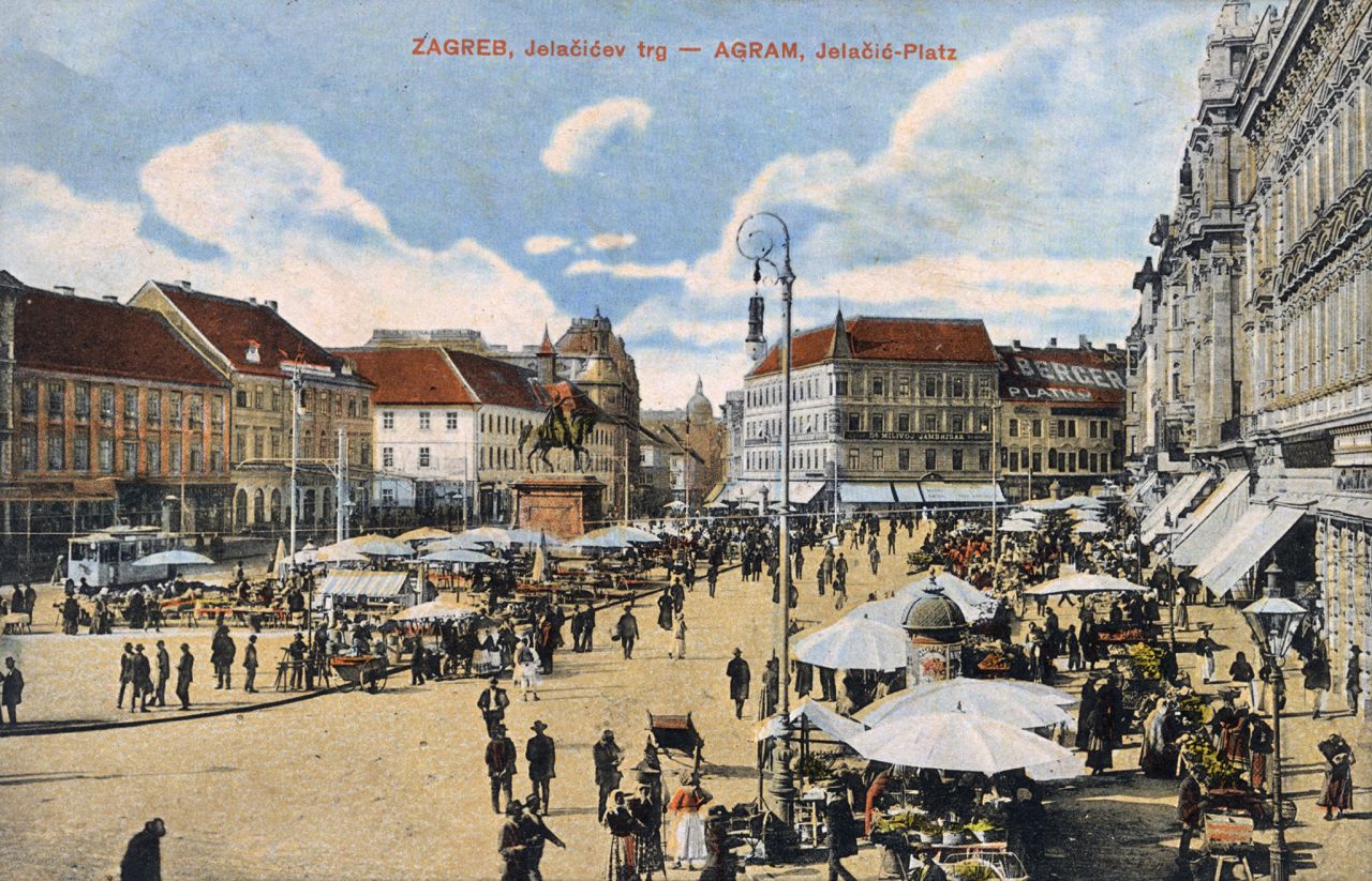 Trg bana Jelačića 1912. godine